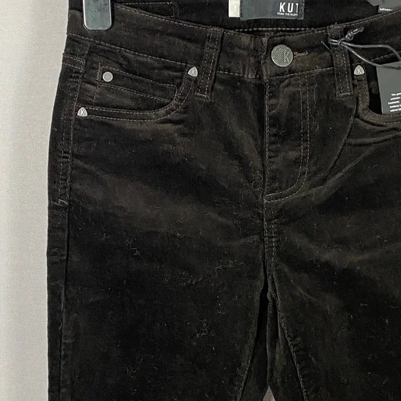 Kut from the Kloth Womens Diana Skinny Corduroy Pant In Bean Brown Size 2 - Picture 5 of 12